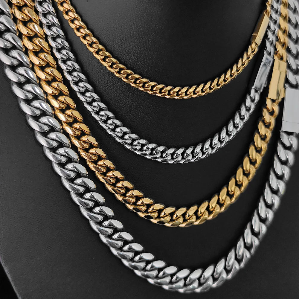 Cuban Link Chain - Gold Color