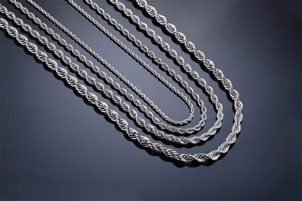 Rope Chain - Silver Color
