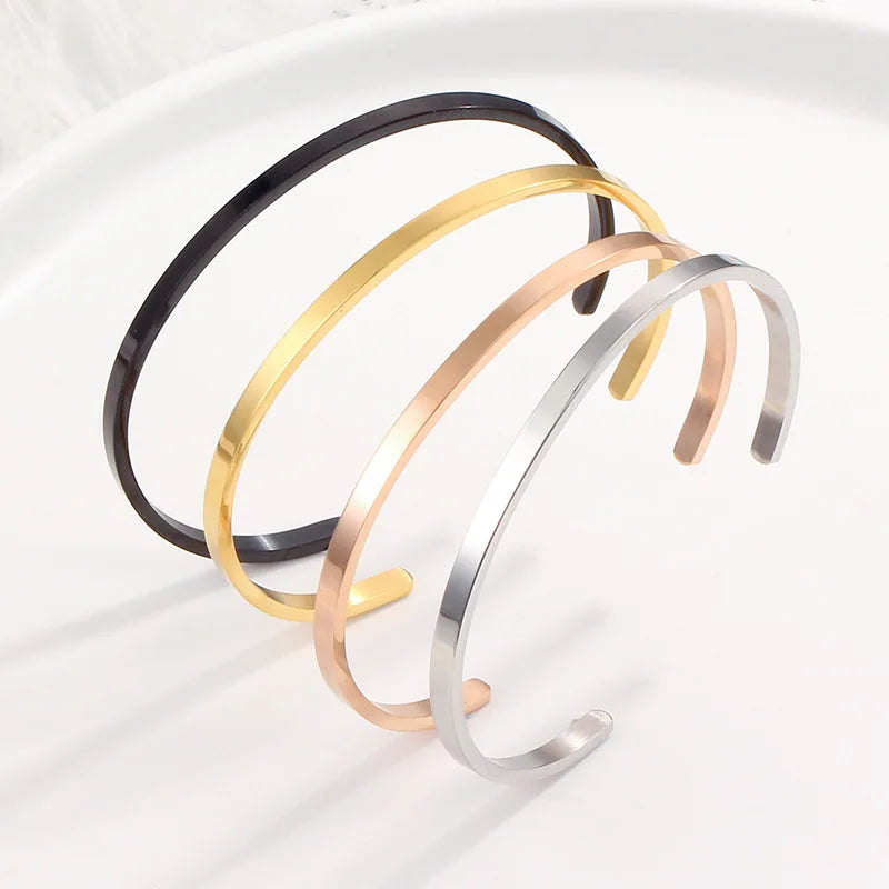 Flat Cuff - Silver Color