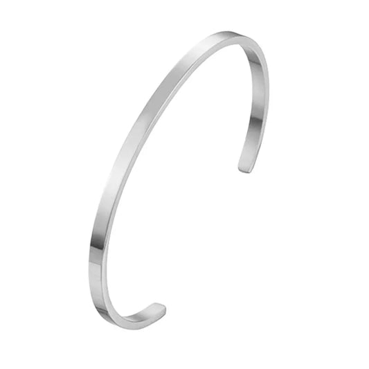Flat Cuff - Silver Color
