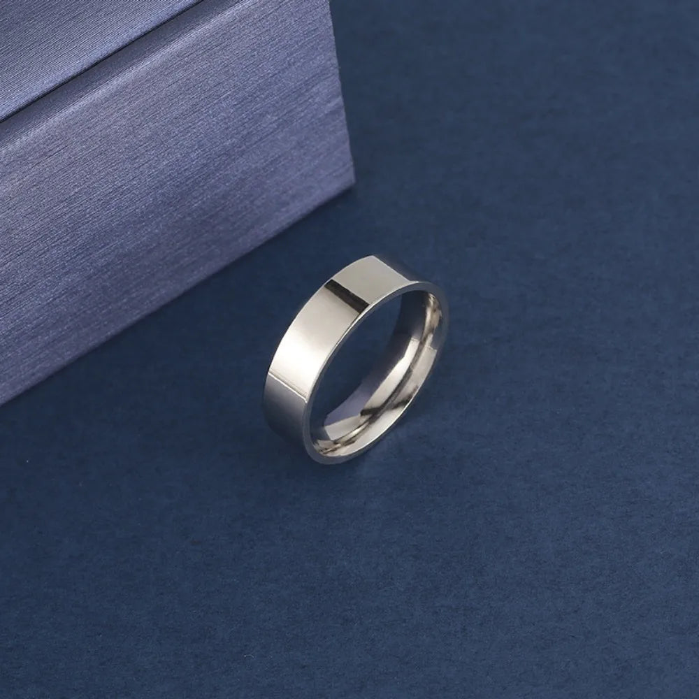 Flat Band - Silver Color