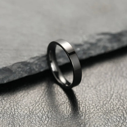 Flat Band - Black Color