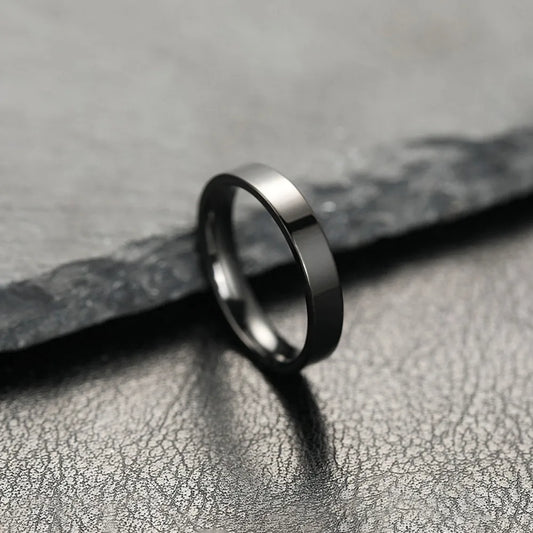 Flat Band - Black Color