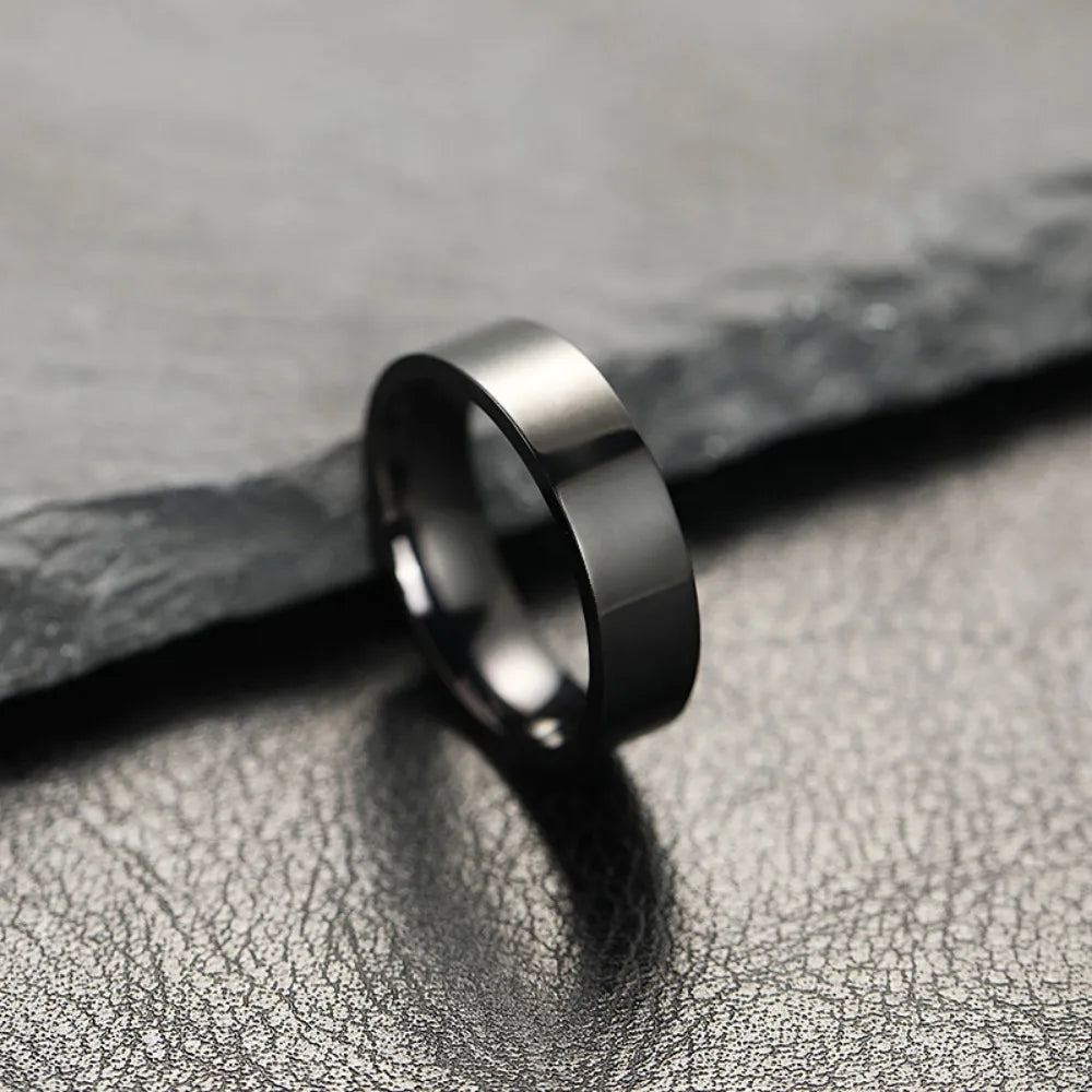 Flat Band - Black Color