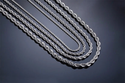 Rope Chain - Silver Color
