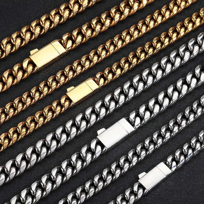 Cuban Link Chain - Gold Color