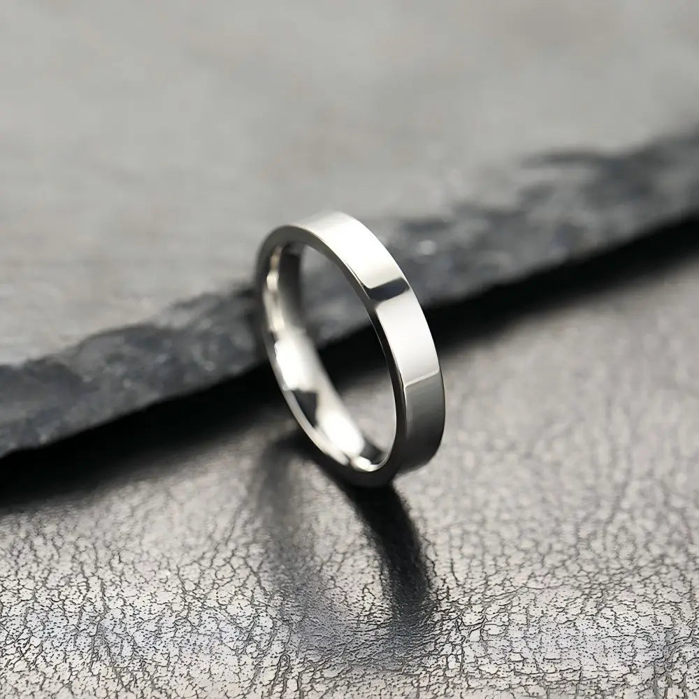 Flat Band - Silver Color