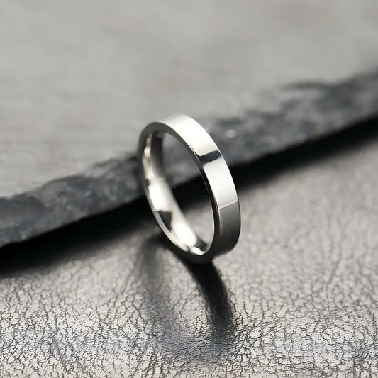 Flat Band - Silver Color