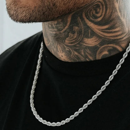 Rope Chain - Silver Color