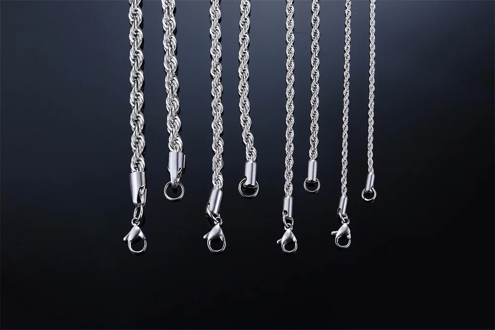 Rope Chain - Silver Color