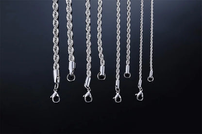 Rope Chain - Silver Color