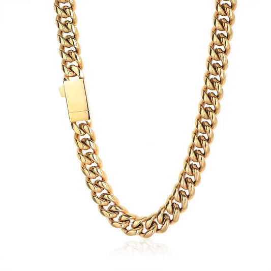 Cuban Link Chain - Gold Color