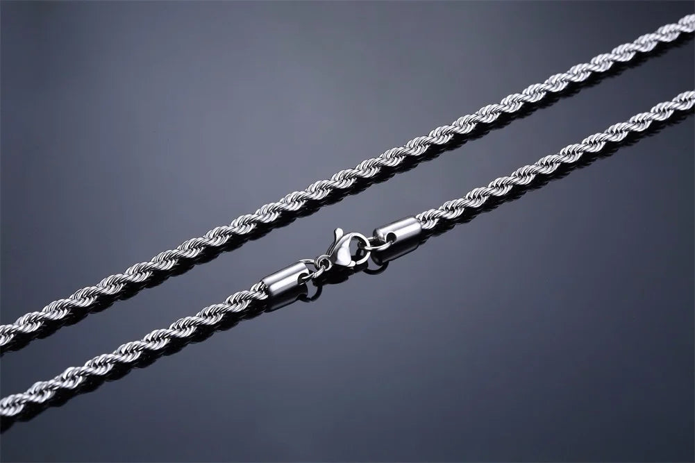 Rope Chain - Silver Color