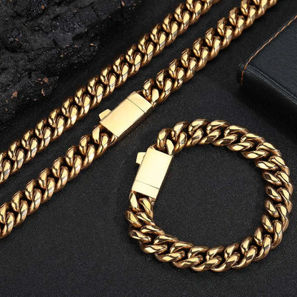 Cuban Link Chain - Gold Color